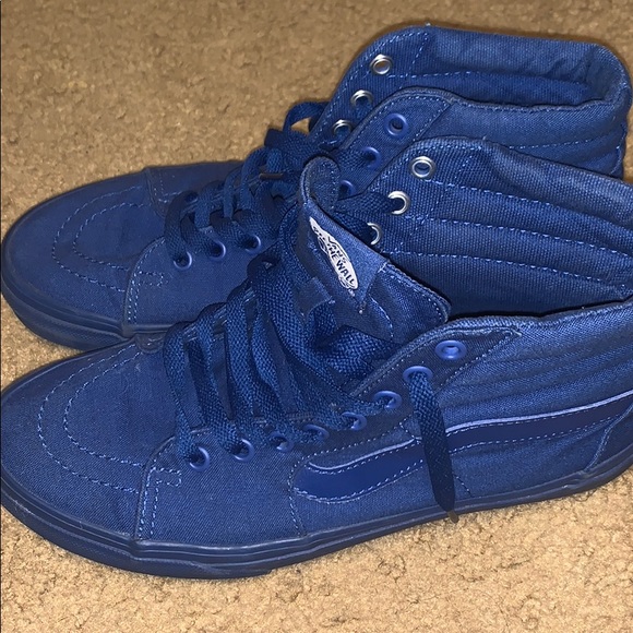 Vans Shoes Sold Royal Blue Vans Sk8r Poshmark